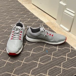 Skechers Mens Go Golf Elite 4-Victory, Gray/Red, Size 12